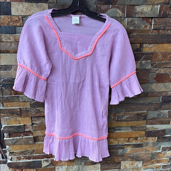 Girls Shade Critters Purple Gauze Swimsuit Coverup - Picture 1 of 4